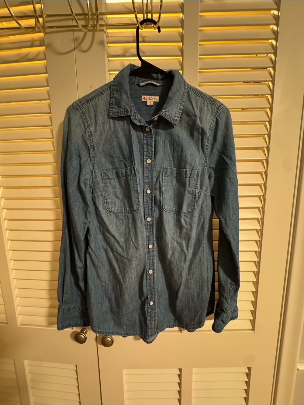 Merona Denim Button-Down Shirt